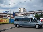 Бесплатный автобус Genser в пункт аренды автомобилей АрендаАвто-крг на ул.Добролюбова